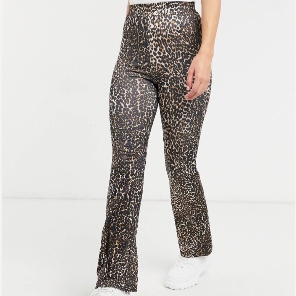 Leopard print flare pants from ASOS🐆